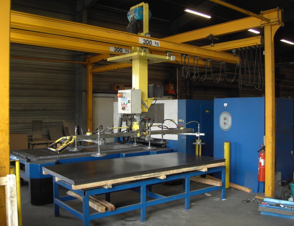 Poutre roulante en portique avec colonne rigide Serema